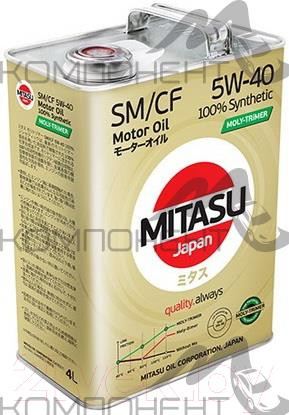 MITASU MOLY-TRiMER 5W40 API SM/CF синт 4л