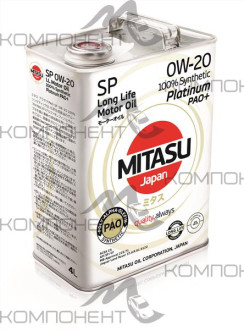 MITASU PLATINUM PAO 0W20 API SP/CF ACEA C5 синт 4л