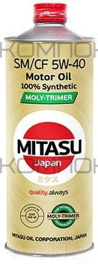 MITASU MOLY-TRiMER 5W40 API SM/CF синт 1л