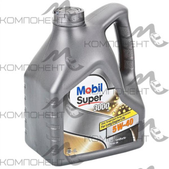 Mobil Super 3000 X1 5W40 API SN/CF ACEA А3/В4 синт 4л