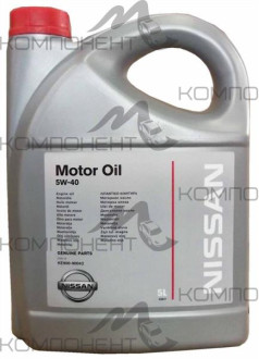NISSAN MOTOR OIL 5W40 SL/CF A3/B4 синт 5л EUR