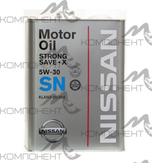 NISSAN MOTOR OIL STRONG SAVE X 5W30 SN GF-5 синт 4л