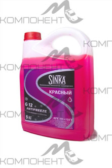 Антифриз SINKA G-12 (красный) 5кг