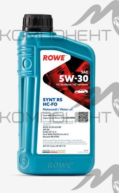 Rowe HIGHTEC SYNT RS HC-FO SAE 5W-30 синт 1л