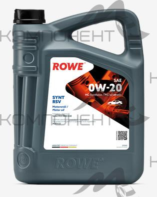 Rowe HIGHTEC SYNT RSV SAE 0W20 ACEA C5 синт 5л