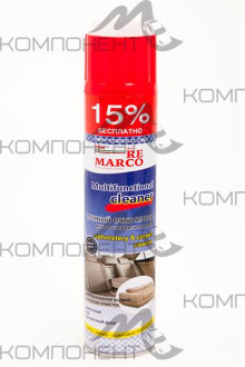 Очиститель салона пенный 750мл щетка на крышке RE MARCO