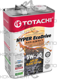TOTACHI HYPER EcoDrive 5W30 API SP/ILSAC GF-6A синт 4л