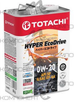 TOTACHI HYPER EcoDrive 0W20 API SP/RC ILSAC GF-6A синт 4л