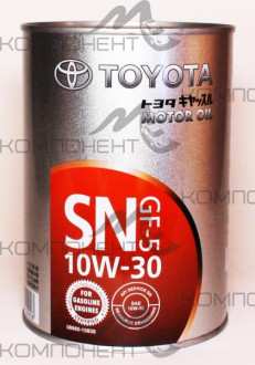 TOYOTA MOTOR OIL 10W30 API SN ILSAC GF-5 мин 1л