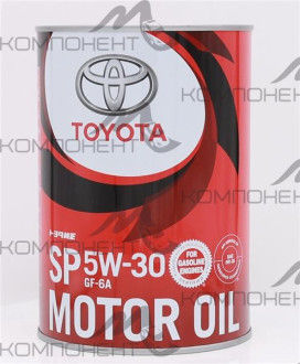 TOYOTA MOTOR OIL 5W30 SP GF-6A п/с 1л