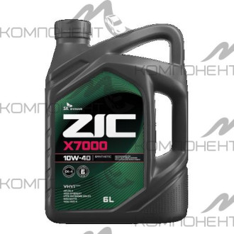 ZIC X7000 10W40 API CK-4/CJ-4 ACEA E11 (E9)/E7 синт 6L