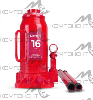 Домкрат 16т гидравлический бутылочный h 250-490мм "CARFORT"