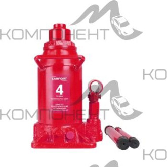 Домкрат  4т гидравлический бутылочный h 229-535мм "CARFORT" в сумке