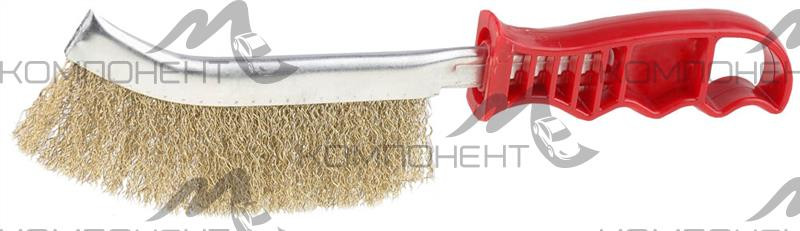 Щетка металлическая с пластик. ручкой
