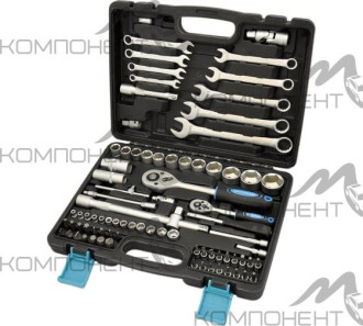 Набор инструмента AUTOVIRAZH  82 пр. 1/2" 1/4"DR