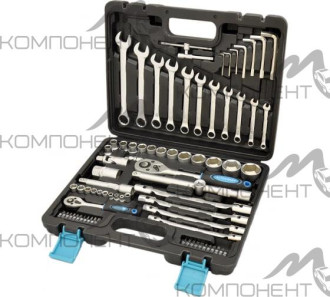 Набор инструмента AUTOVIRAZH  77 пр. 1/2" 1/4"DR