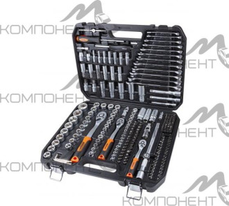 Набор инструмента AV Steel 219 пр. 1/2", 1/4", 3/8" профессиональный