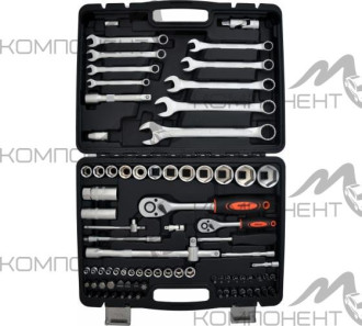 Набор инструмента AV Steel  82 пр. 1/2", 1/4" профессиональный