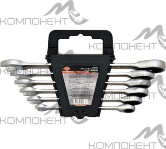 Набор ключей комбинированных трещоточных  6пр. 8-17мм AV Steel