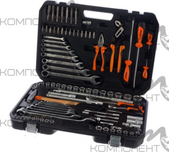 Набор инструмента AV Steel 118 пр. 1/2", 1/4" профессиональный