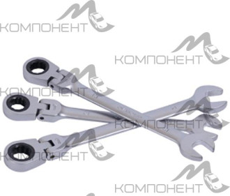 Ключ комбинированный трещоточный шарнирный 23 мм АВТОDЕЛО