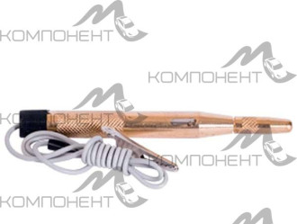 Пробник индикаторный 6-24V 110мм с проводом "крокодил" 60см металл. блистер АВТОDЕЛО