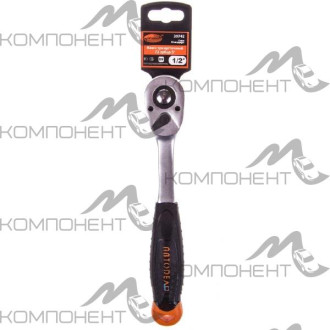 Трещетка 1/2" 72 зуба с квадратом, двухкомпонентная рукоятка АВТОDЕЛО