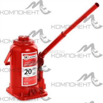 Домкрат 20т гидравлический бутылочный h 235-440мм AUTOPROFI
