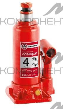 Домкрат  4т гидравлический бутылочный h 180-350мм AUTOPROFI защита от перегруза, в кейсе
