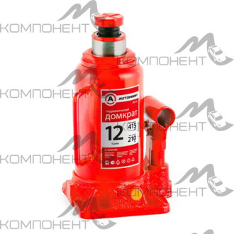 Домкрат 12т гидравлический бутылочный h 210-415мм AUTOPROFI