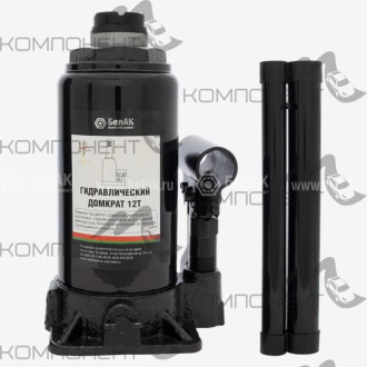 Домкрат 12т гидравлический бутылочный h 200-390мм  БелАК
