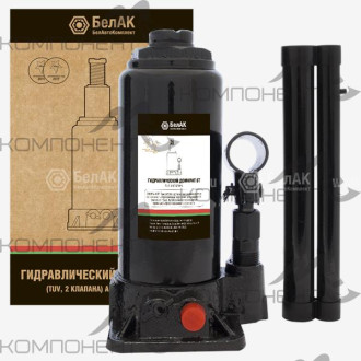 Домкрат  4т гидравлический бутылочный h 170-345мм (TUV,2 клапана) БелАК