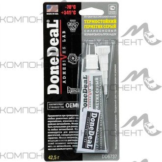 Герметик термостойкий формирователь прокладок силикон серый DD 42,5г