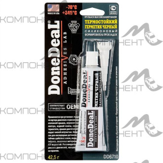 Герметик термостойкий формирователь прокладок силикон черный DD  42,5гр