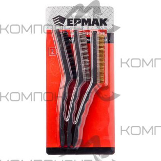 Щетка металлическая с пластик. ручкой  Ермак (3шт)