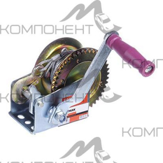 Лебедка ручная TRT 1101С (метал. трос) 450кг, 10м Ермак