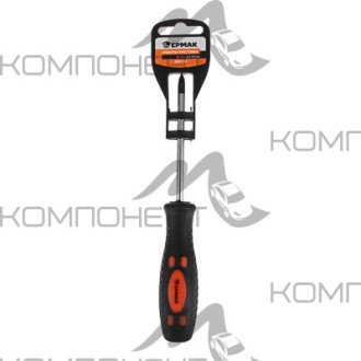 Отвертка 6*100 (+) с прорезиненной ручкой PH2 Ермак