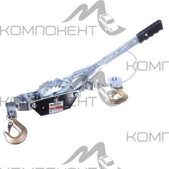 Лебедка ручная рычажная 2 т, длина троса 2,5м  Ермак