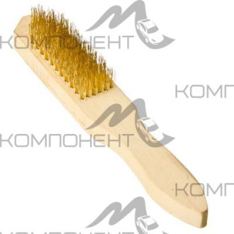 Щетка металлическая с дерев. ручкой 6-и рядная ЕРМАК/ FALCO