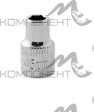 Головка торцевая 1/4"  5мм  6гр HELFER