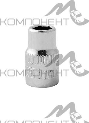 Головка торцевая 1/4"  6мм 6гр HELFER