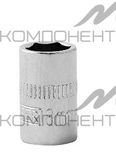 Головка торцевая 1/4"  9мм 6гр HELFER
