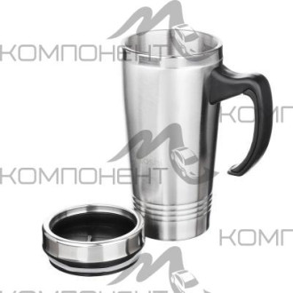 Термос-кружка 450мл вакуумная из нержавеющей стали SATOSHI