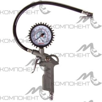 Пистолет для накачивания шин SKYWAY с манометром 12 АТМ быстросъемное соединение