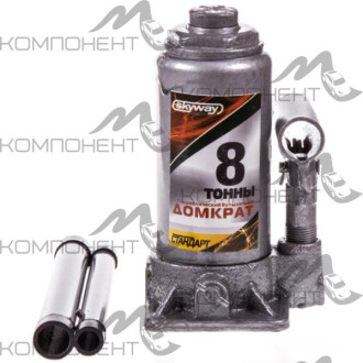 Домкрат  8т гидравлический бутылочный h 185-380 мм SKYWAY СТАНДАРТ