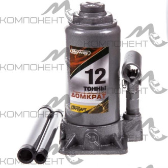 Домкрат 12т гидравлический бутылочный h 200-385 мм SKYWAY СТАНДАРТ