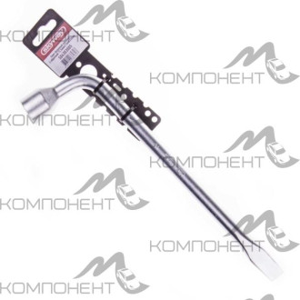 Ключ баллонный Г-образный 21*350мм кованый с лопаткой SKYWAY