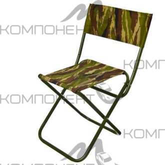 Стул туристический складной со спинкой 32*34*58 см труба сталь 16*1 мм СЛЕДОПЫТ