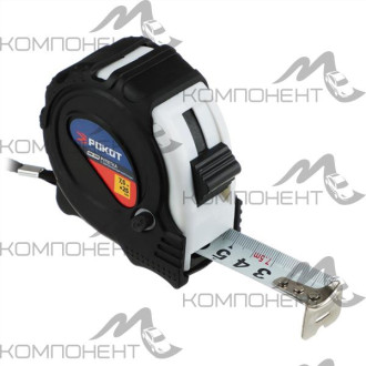 Рулетка 7,5м, 3 фиксатора обрезиненный корпус РОКОТ/ FALCO