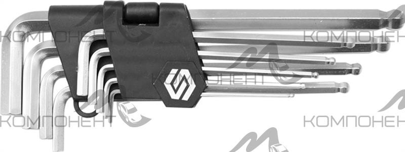 Набор 6-гр. ключей TOYA  9пр. с шаром